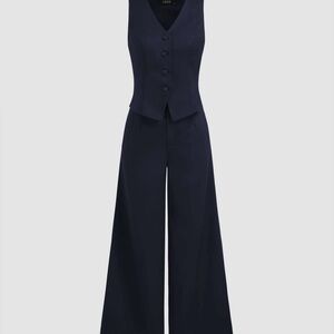Elegant Navy Jumpsuit